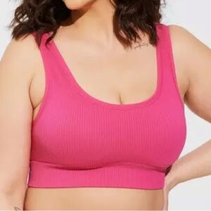 Torrid Lightly Lined Seamless Rib Bralette